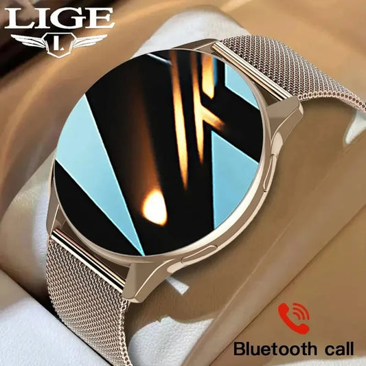 New Smart Watch Wireless Charging Smartwatch Bluetooth Calls Watches Men Women Fitness Bracelet Custom Watch Face +Box