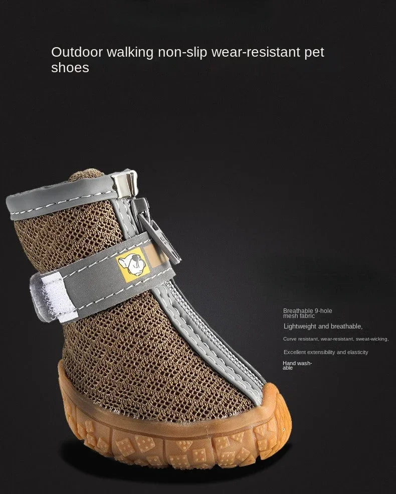 Dog Shoes Summer For Small Dogs Chihuahua Pet Supplies Dog Boots Anti-skid Wear-resistant Pets Accessories