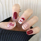 24Pcs/Lot Milky White Gradient Long Wearing False Nail Tips Acrylic Press on Nails Removable Reusable Artifical Fake Nails Art