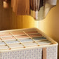 1pc Khaki/Wine Red Non Woven Multi Grid Underwear Sock Storage Box Household Wardrobe Organization and Storage