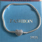 Hot Sale New Silver Color Bracelet Shiny Zircon Heart Bracelet Love Bracelet For Women Fit Original Charm Jewelry Gift