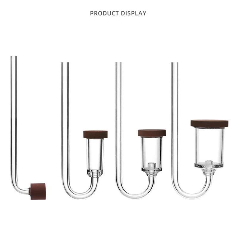 MINI CO2 Diffuser With Bubble Counter Twinstar Style Atomizer Acrylic Aquarium Carbon Dioxide Transparent Fish Tank Water Plants
