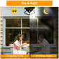 1/2/4/6/10PCS 100 LED Solar Wall Lamp 4 Sides Luminous With Motion Sensor Outdoor Garden Courtyard Waterproof Wall Lights Gifts