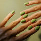 24pcs Artificial Nail Art Fake Nails Full Coverage Removable Ballet Short Press On Nails tips Chips Waterproof Solid Colour set