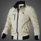 Bomber Jacket Men Fashion Casual Windbreaker Jacket Coat Men 2024 Spring Autumn New Hot Outwear Solid Stand Slim Jacket Mens