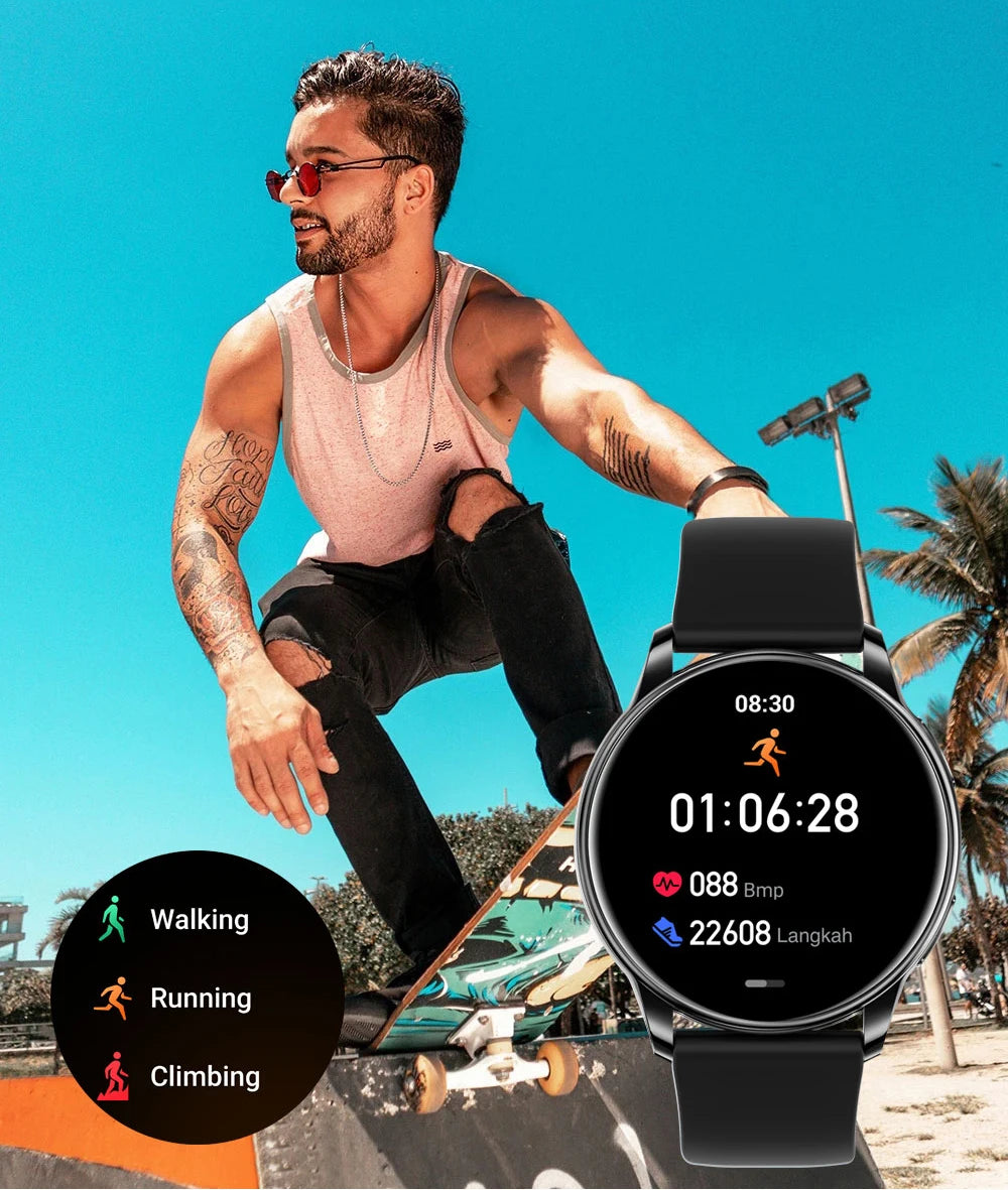Bluetooth Call Smart Watch Women Custom Dial Watches Men Sport Fitness Tracker Heart Rate Smartwatch For Android IOS Y22