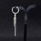 1 Pairs Fashion Punk Gothic Stainless Steel Drop Earrings Studs for Women Men Gothic Street Pop Hip Hop Rock Ear Jewelry Gift
