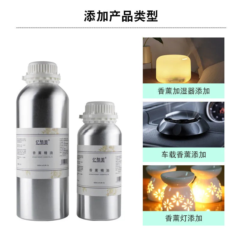 1000ml Hotel Series Essential Oil For Aromatic Diffuser Soap Making Candle Making Car Scent Diffuser Home Perfumes Fragrance Oil