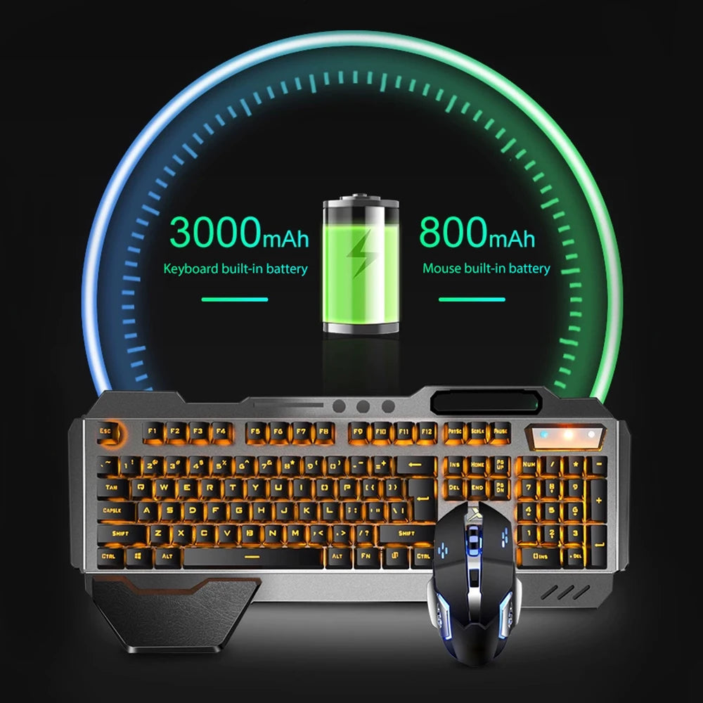 K680 Rechargeable 2.4G Wireless Keyboard and Mouse Set Game Computer Office Esports Player Desktop Laptop Special Set
