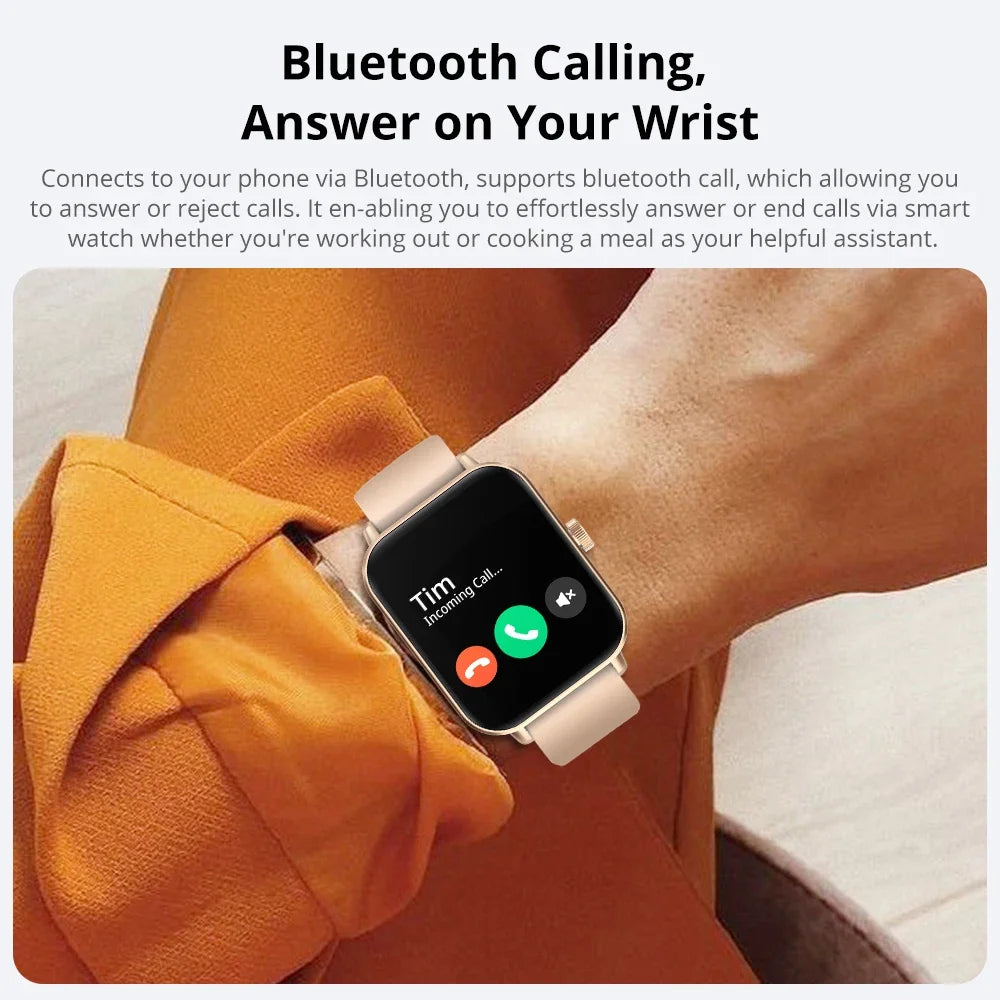 Voice Calling Smart Watch Ultra 1.9 inch Screen 24H Health Monitor 100+ Sports Modes 100+ Watch Faces Smartwatch