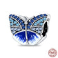 Fit Pandora 925 Original Bracelet 925 Silver Plate Flower Bird Series Charms Beads For Women Fashion DIY Jewelry Gifts Making