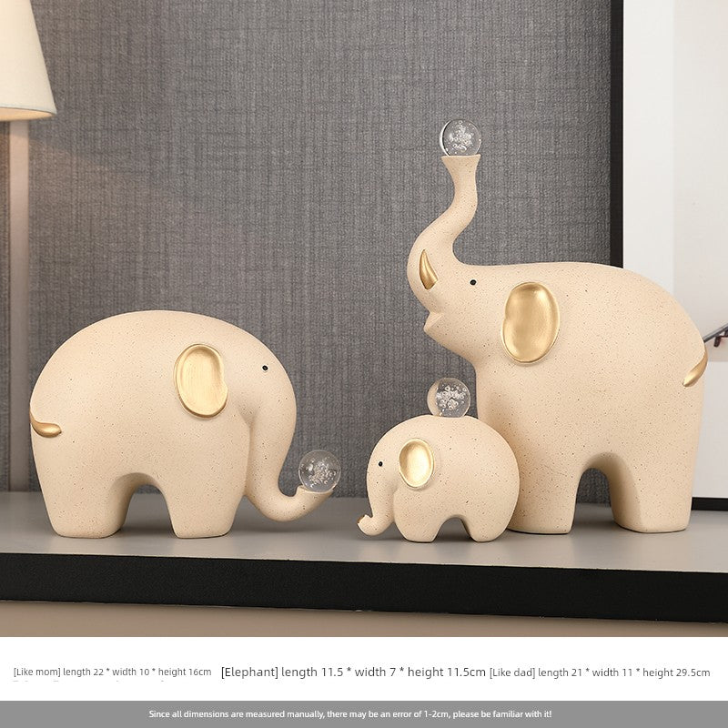Niche Style Living Room New House Housewarming Gift Elephant Ornaments