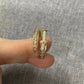 RAKOL Snake Ring Micro Inlaid Zircon Wound Small Female Simplicity Minority Designer Fashion Index Finger Ring