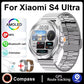S4 Ultra Smart Bracelet Men Watch For Xiaomi  AMOLED HD Screen Bluetooth Call GPS Trajectory NFC Heart Rate Compass SmartWatches