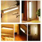 Motion Sensor LED Cabinet Light Type C Rechargeable Induction Night Light Wireless Portable Detector Lamp for Wardrobe Hallway