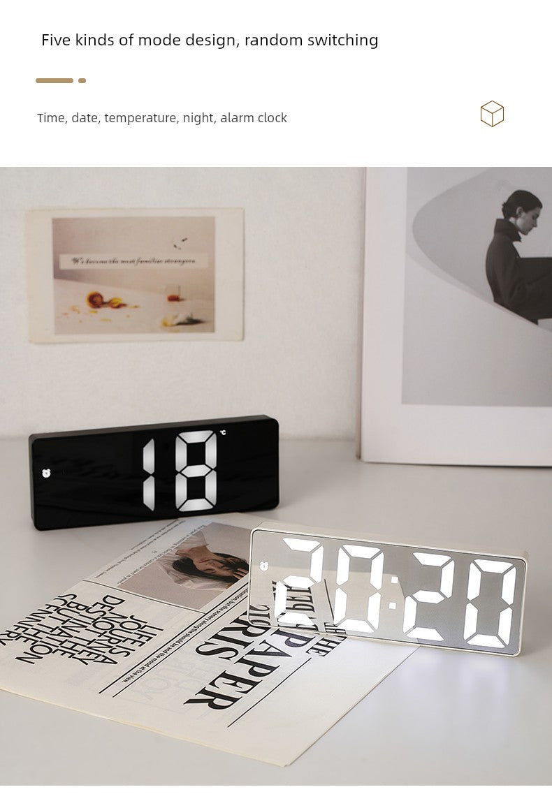 Led Student Dormitory E-Sports Office Room Clock