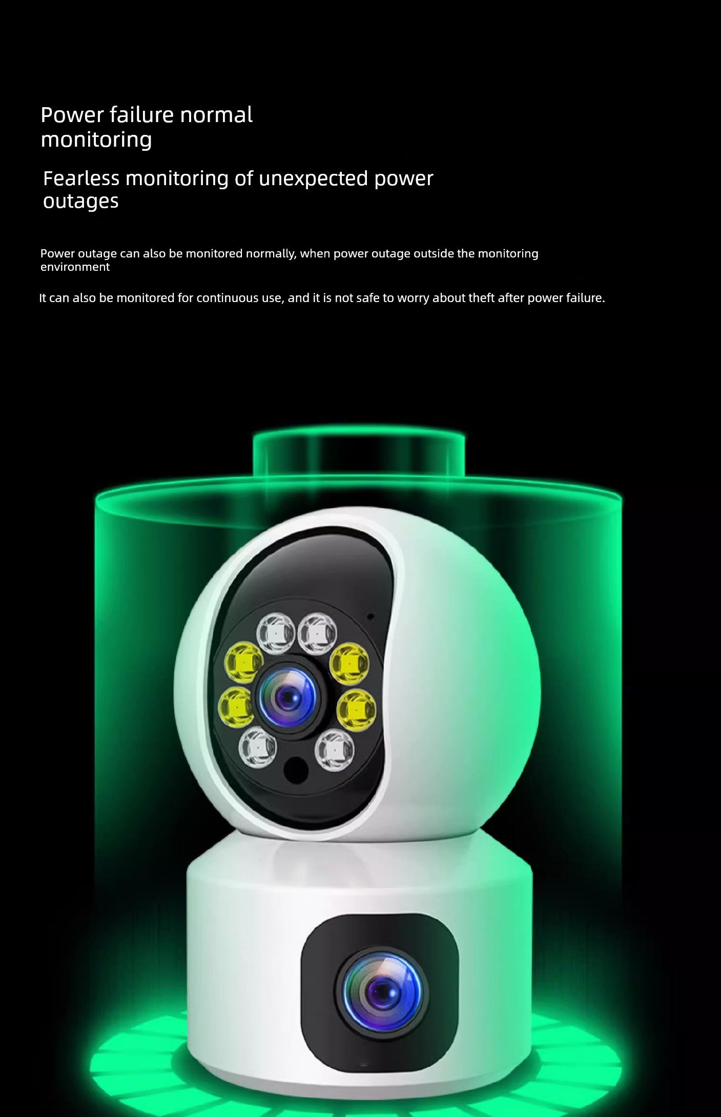 Sea Davey 4G Surveillance Camera For Home Mobile Phone Remote without Network 360 Degree Panoramic HD without WiFi