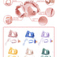 PVC Soft Pink Dog Harness Set And Leash Colar For Pet Dogs