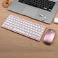 Bluetooth 5.0 &2.4G Wireless Keyboard and Mouse Combo Mini Multimedia Keyboard Mouse for Computer Laptop PC iPad Macbook Android