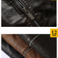Autumn Winter Outdoor Casual Motor Biker PU Leather Jacket Men Fashion Leather Jacket Men Motorcycle Slim Fleece Jacket Coat
