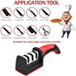 4-Stage Kitchen Knife Sharpener - Diamond & Ceramic Rods, Tungsten Steel Blades - Easy Manual Sharpening Tool for Home Use