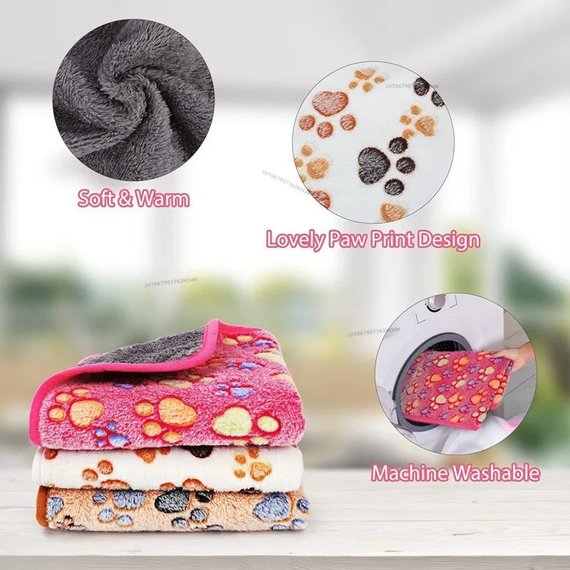 Soft Sleep Mat for Hamster Pet Pee Pad Puppy Kitten Blanket Bed Mat Guinea Pig Plush Mat Bed Small Animal Mat for Rabbit Hamster