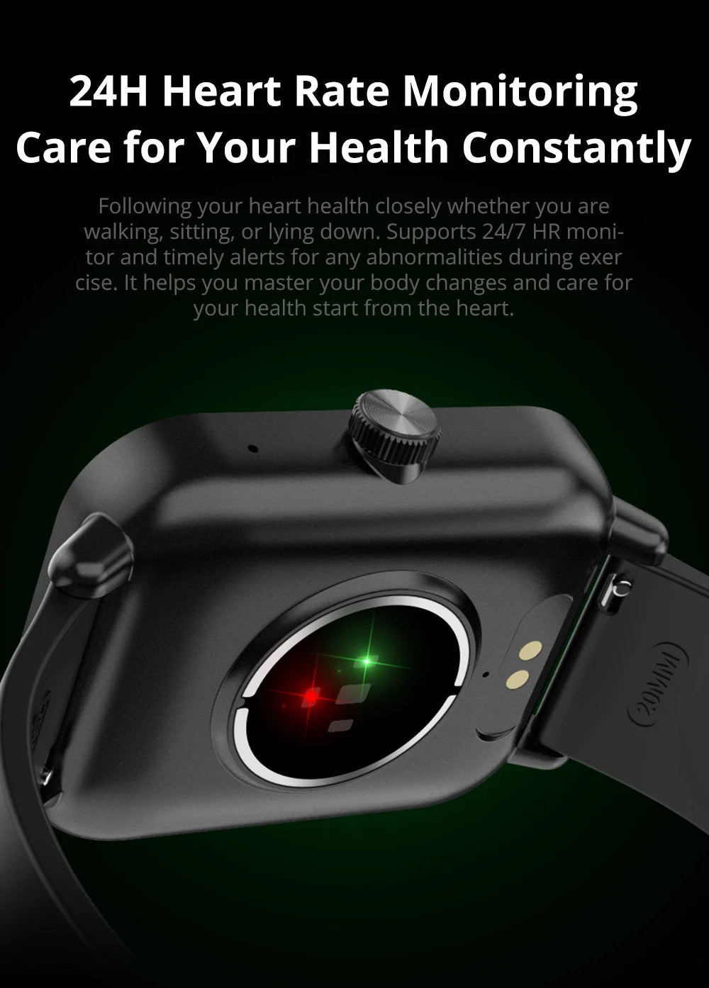 Voice Calling Smart Watch Ultra 1.9 inch Screen 24H Health Monitor 100+ Sports Modes 100+ Watch Faces Smartwatch