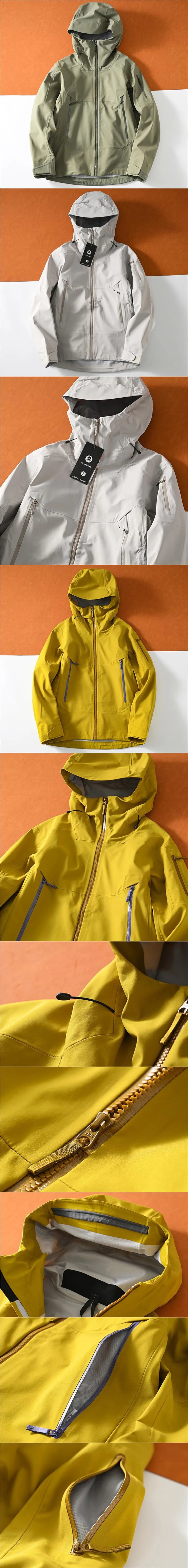 Outdoor Waterproof and Windproof Soft Shell Mountaineering Jacket Camping Hiking Skiing Running Clothes Coat Windbreaker Jackets