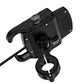 Motorcycle Phone Holder Moto Motorbike Mirror Mobile Handlebar Stand Support USB Charger Fast Wireless Charging Cellphone Mount