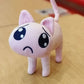 Super Cute P Cat! Needy Girl Overdose Emojis 17/28cm Bluey & Bingo Family Plush Toys Cartoon Dog Stuffed Animals Soft Plush Doll