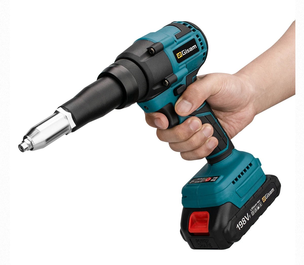 20000N Brushless Electric Rivet Gun 2.4~4.8mm Cordless Rivet Nut Gun Drill Insert Automatic Riveting Tool For Makita 18V Battery