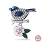 Fit Pandora 925 Original Bracelet 925 Silver Plate Flower Bird Series Charms Beads For Women Fashion DIY Jewelry Gifts Making