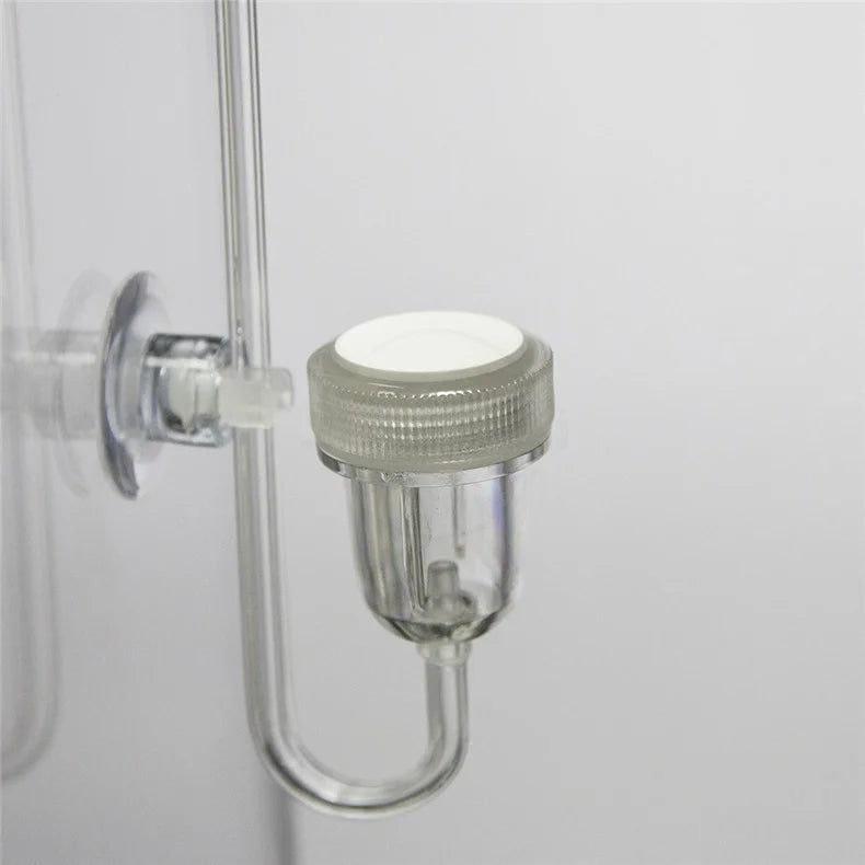 MINI CO2 Diffuser With Bubble Counter Twinstar Style Atomizer Acrylic Aquarium Carbon Dioxide Transparent Fish Tank Water Plants