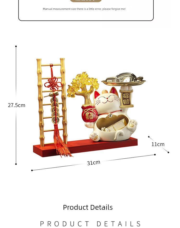 Lucky Cat Key Storage Entrance Decoration Entrance Shoe Cabinet Living Room Home Decorations Housewarming Gifts