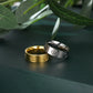Fashion Classic Cross Stainless Steel Rings For Women Men Gold Color Luxury Jewelry Wedding Gift