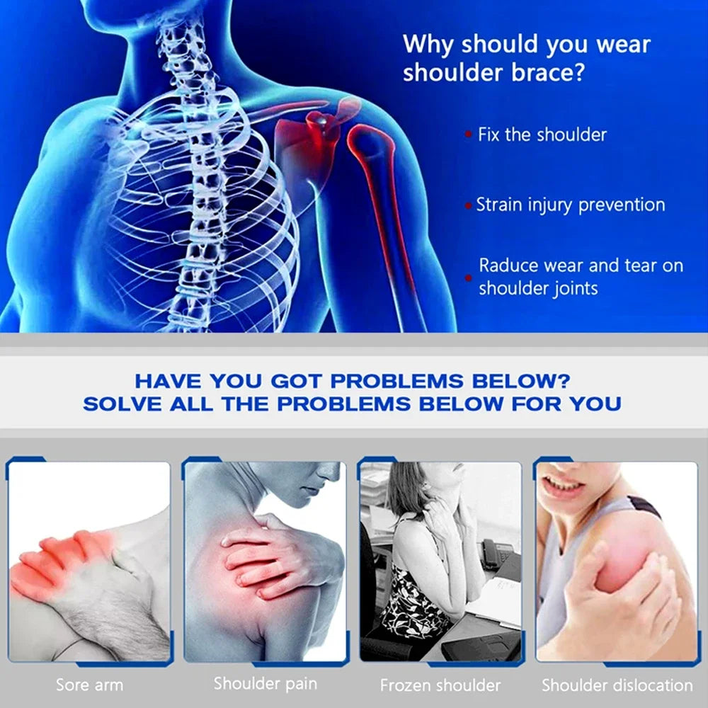 Shoulder Brace for Torn Rotator Cuff, Shoulder Pain Relief, Support & Compression, Sleeve Wrap for Shoulder Stability & Recovery