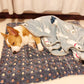 Pet Sleeping Mat Washable Plush Bed Mats for Cats  Blanket Pad Fleece Home Washable Warm Bear Pattern Blanket Pet Supplies