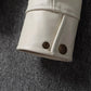Men's Genuine Leather Jacket White Lapel Calfskin Jacket Natural Cowhide Men's Coat Slim Fit Top Layer Cowhide Biker Jacket