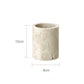 Beige Travertine Bathroom Accessories Set Natural Marble Soap Dispenser Soap Dish Reed Diffuser Vanity Tray Bathroom Set