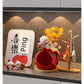 Haibeihai Lucky Cat Key Storage Entrance Decoration Home Living Room Desktop Pachira Macrocarpa Entrance Decorations