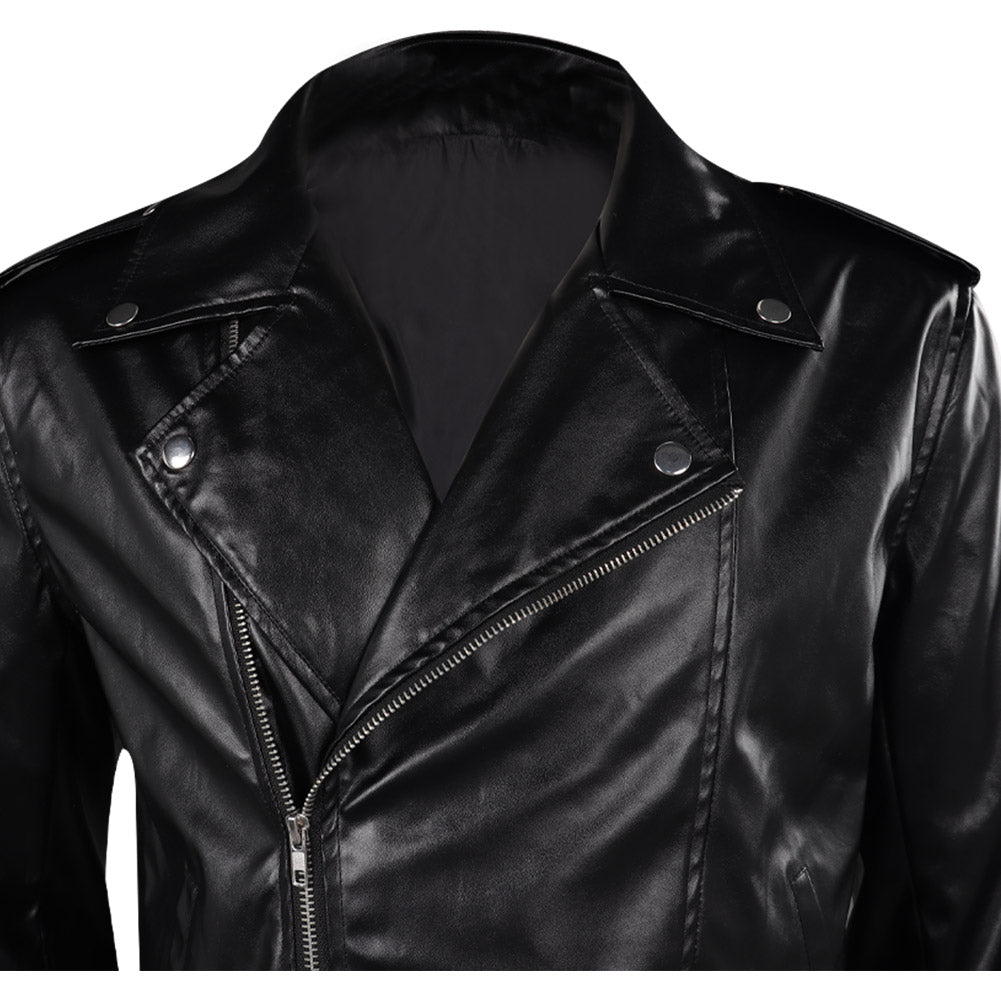 Grease Danny Cosplay Costume Men T-birds Jacket Coat Outfits Halloween Carnival Party Disguise Suit