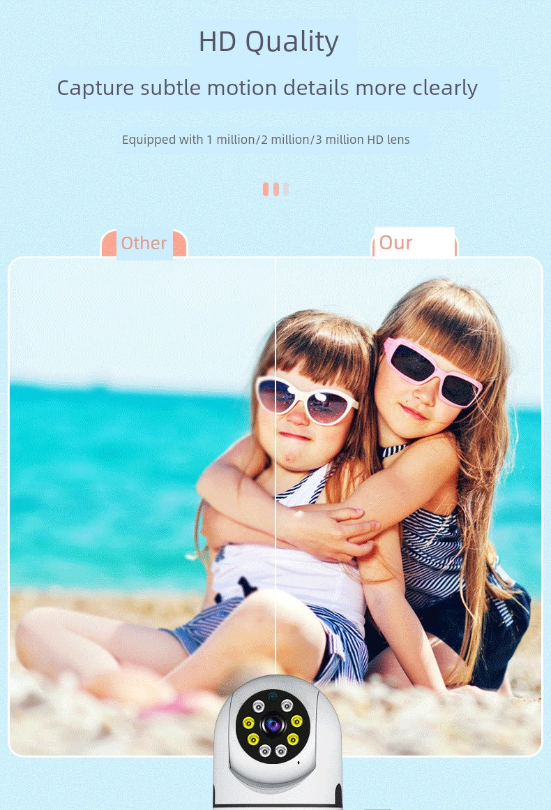 For Home Plug Wireless WiFi Surveillance Camera Mobile Phone 4G Remote HD 360 Panoramic Socket Monitor