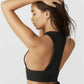 Sexy Fitness Sports Underwear for Women, Round Neck, Tight Back Top, Outdoor Running with Chest Cushion, Thread, 2024