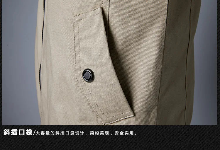2024 new fishing Bomber Jacket Men Casual Windbreaker Jacket Coat Men Spring Autumn New Hot Outwear Stand Slim Jacket Mens