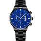 2023 Fashion Men Gold Stainless Steel Watch Luxury Calendar Quartz Wrist Watch Mens Business Watches for Man Clock Reloj Hombre