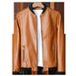 Spring Black Jacket for Men PU Leather Cycling Jacket Men Korean Slim Thin Trendy Clothes Long Sleeve Boy Coat Oversize Xxxl 4xl