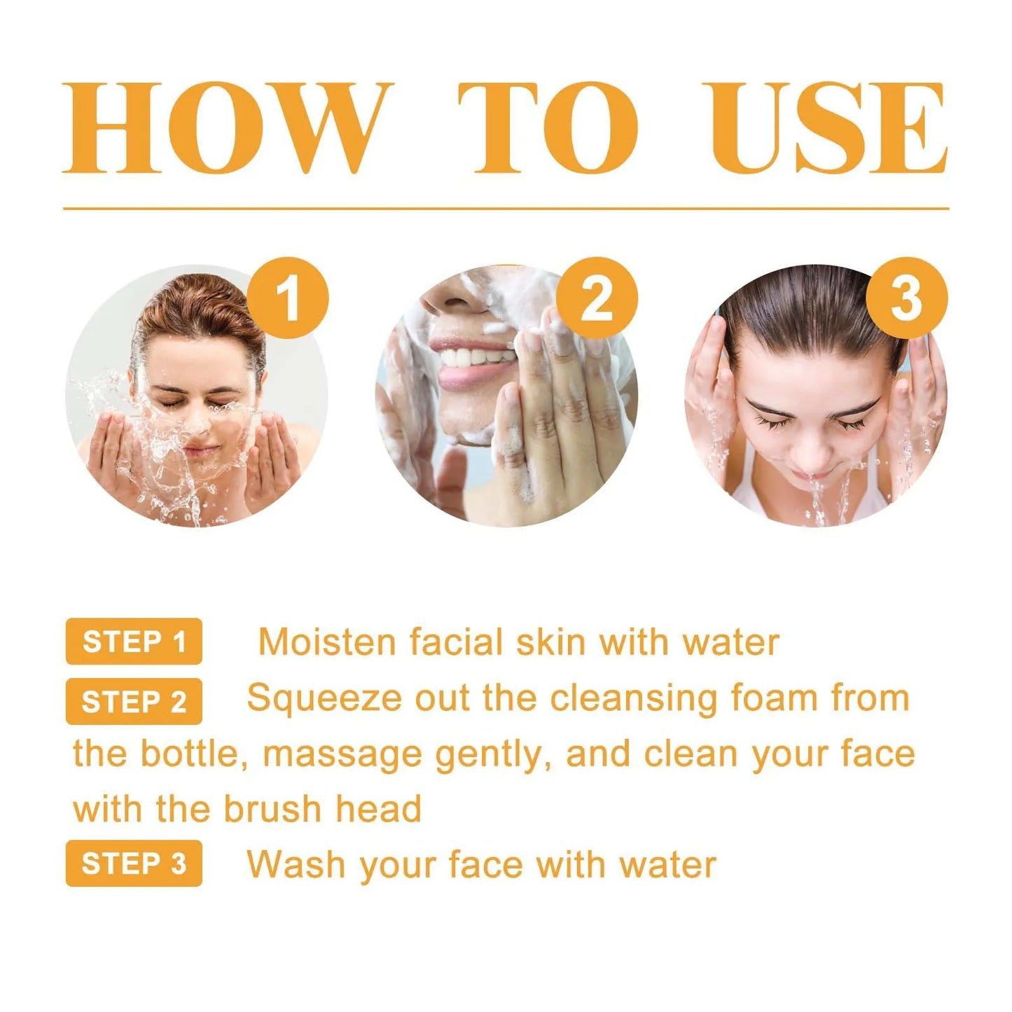100ml Turmeric Cleansing Milk Deep Cleaning Moisturizing Facial Cleanser Skin Care Product For Women