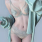 Pink Underwear for Women, Thin, Large Breasts, Small Breasts,, Anti-drooping, Ultra-thin Bra. Bra Set