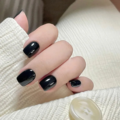 24PC/Box Fashion False Nails Artificial Milky White Pink Gradients Long Ballet Nail Tips Full Cover Acrylic Fake Nails With Glue