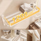 White Bathroom Wall-Mounted Toilet Towel Rack